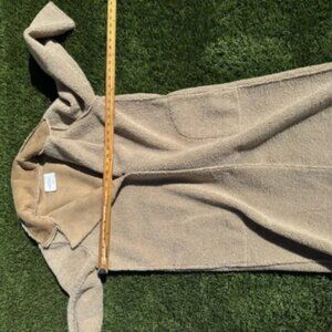 Velvet By Graham and Spencer Long Teddy Coat Tan Large